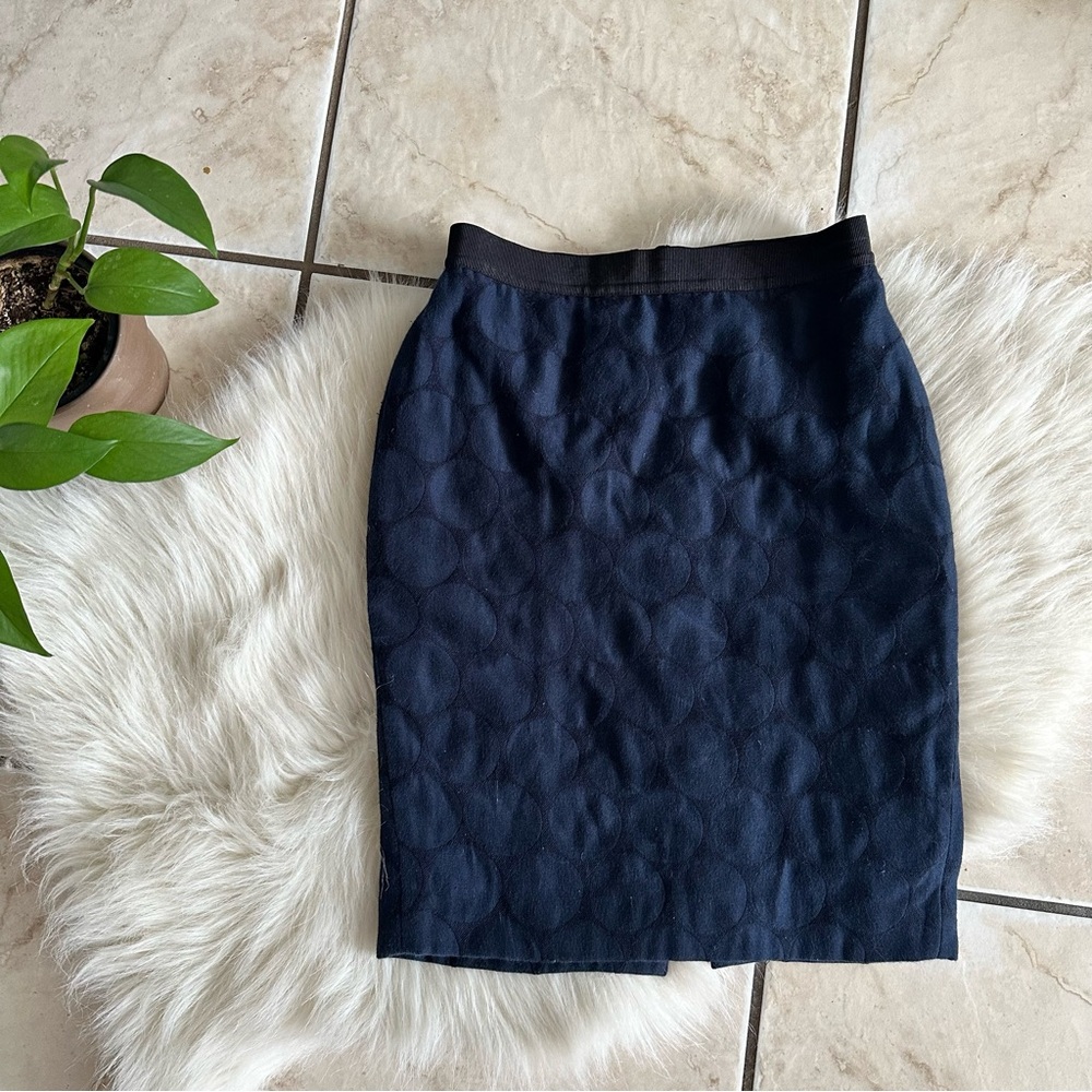 Ann Taylor Dotted Pencil Skirt